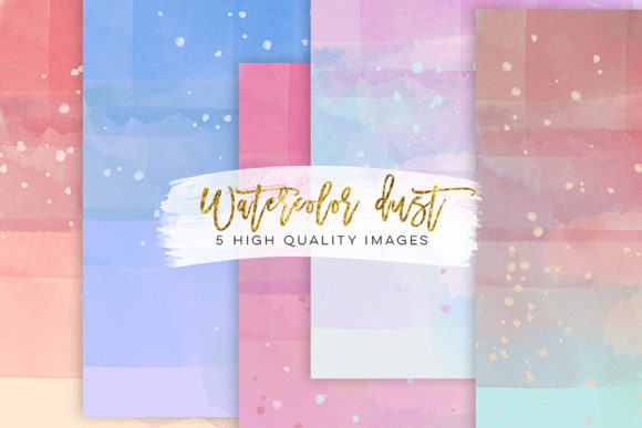 Watercolor Planner Stickers Clip Art